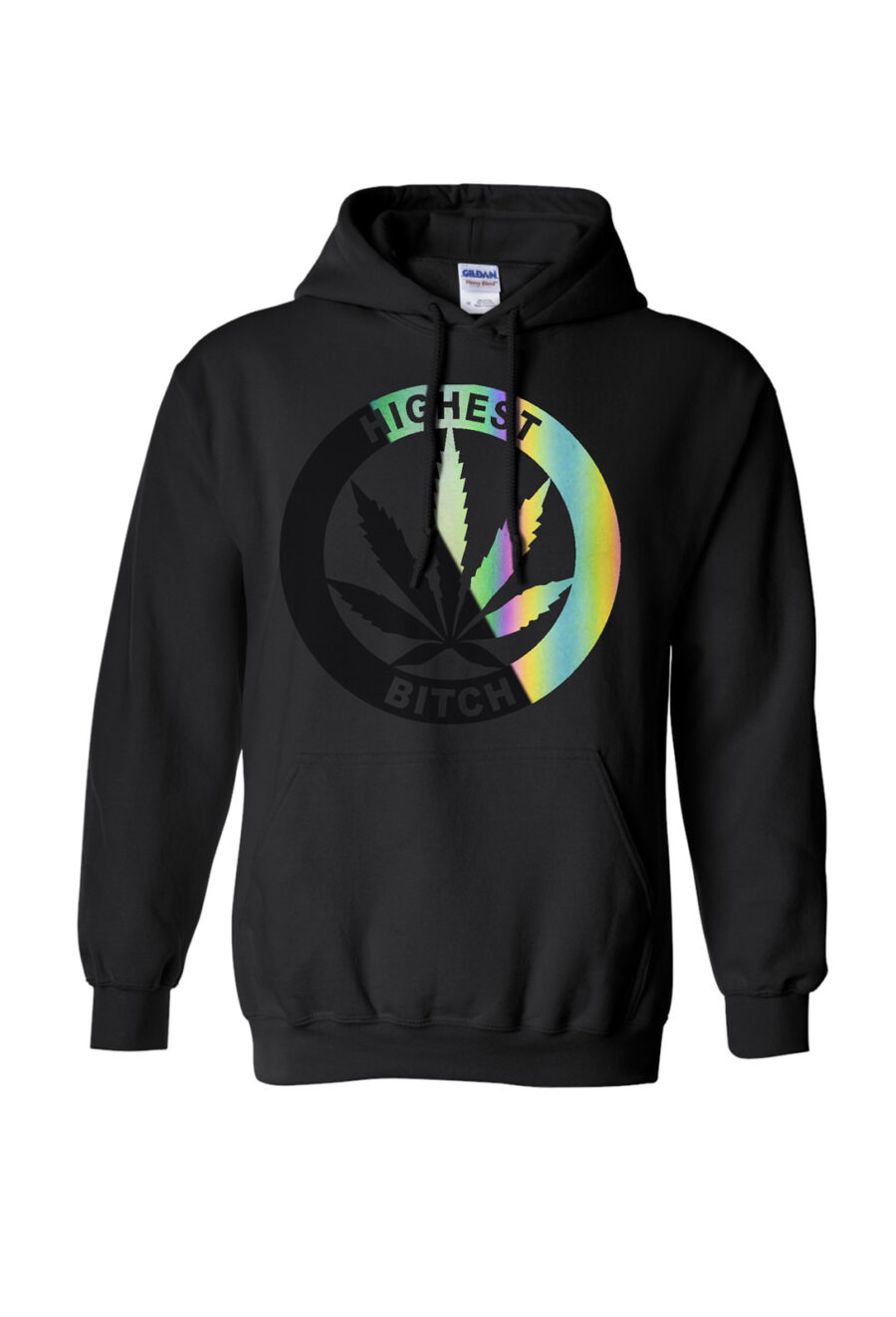 Reflective Hoodie: Highest Bitch Logo - Image 2