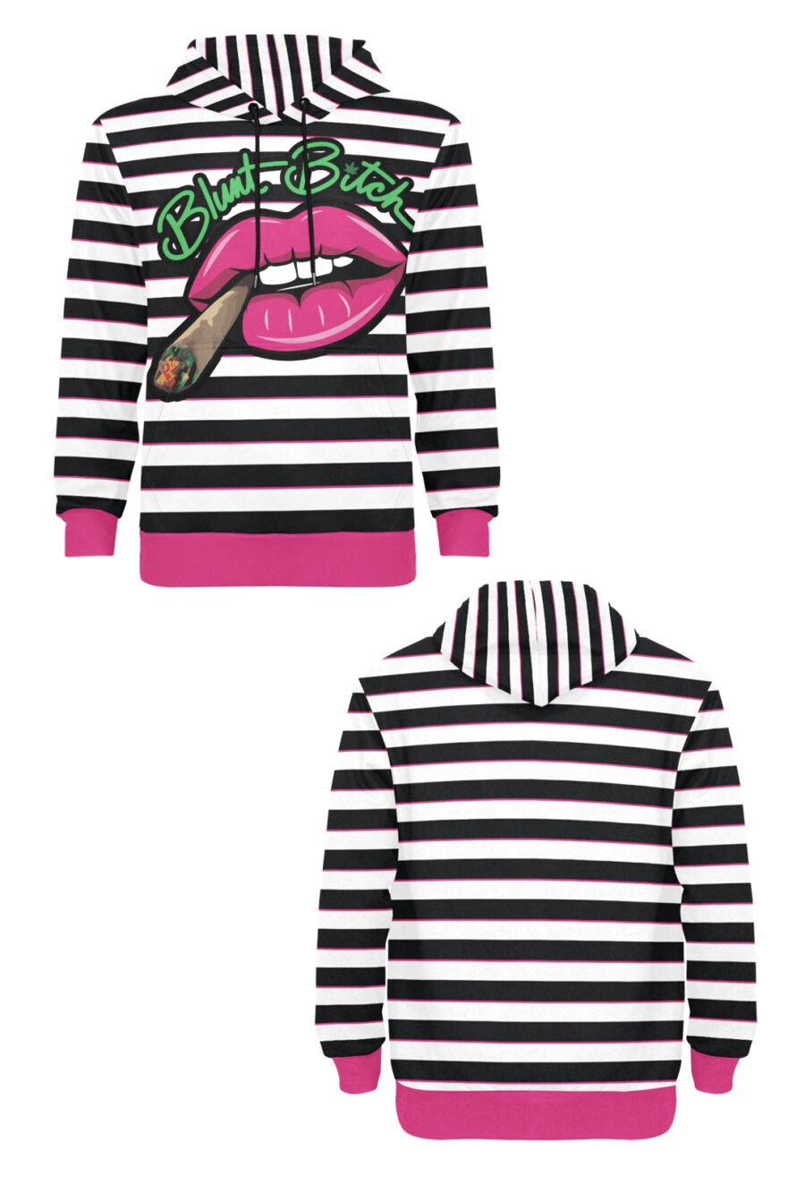 AOP Hoodie: Blunt Bitch - Image 2