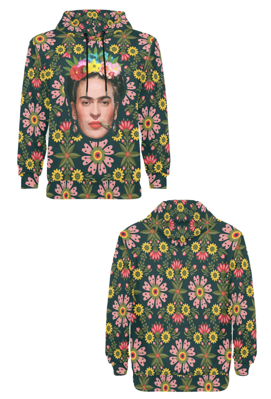 AOP Hoodie: Frida Fumes - Image 3