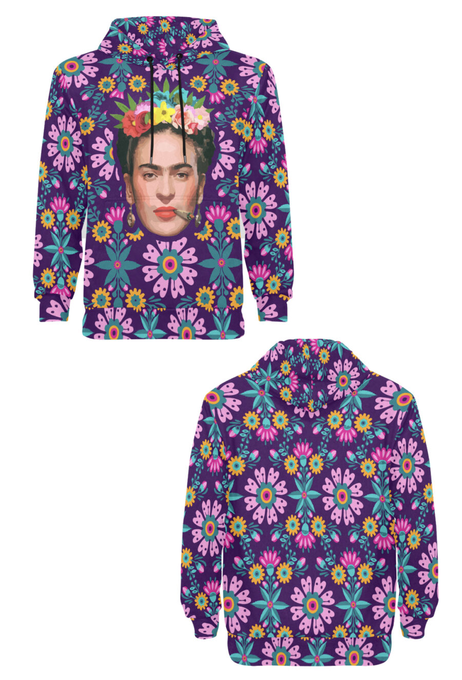 AOP Hoodie: Frida Fumes - Image 2