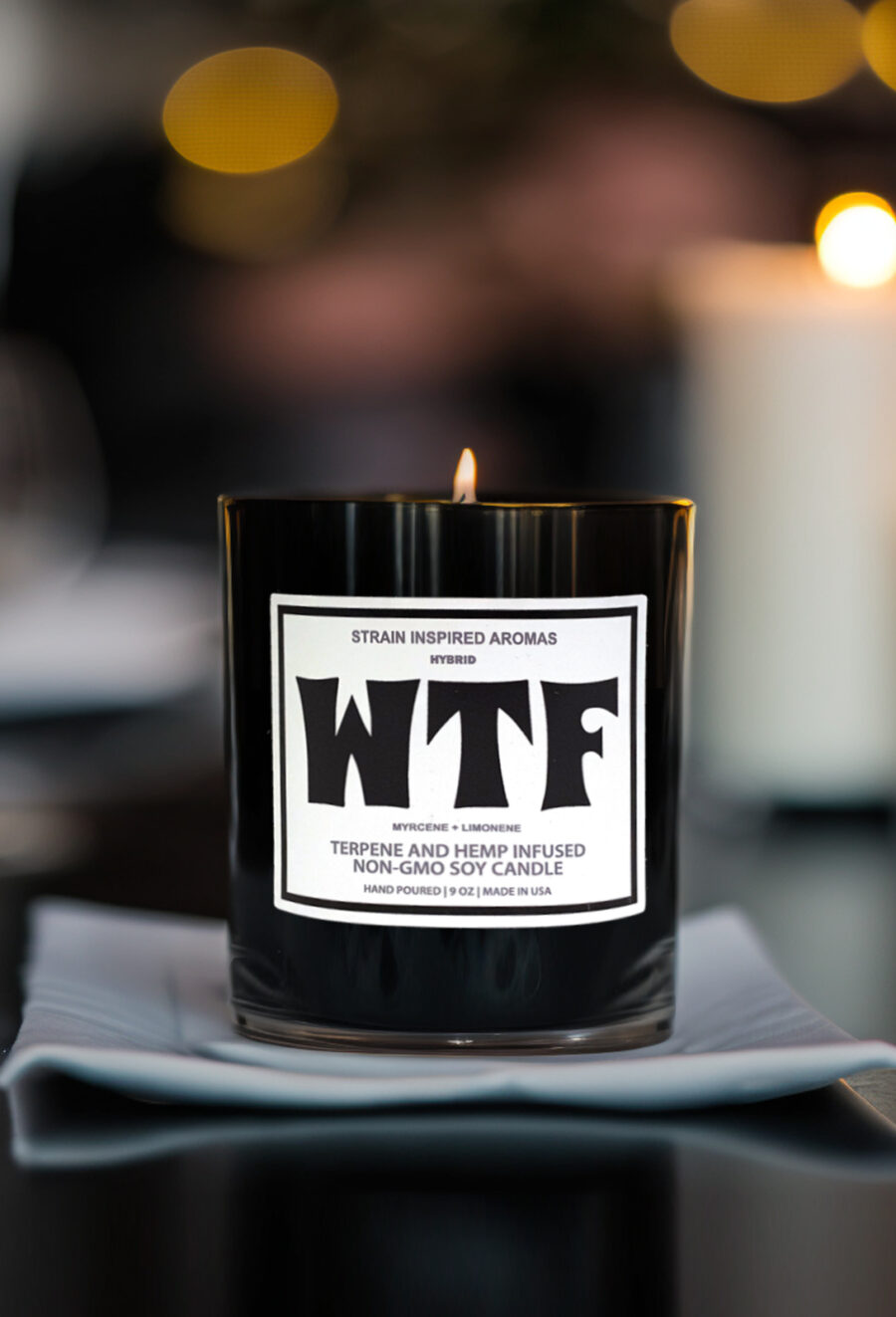 Black Terpene Candle: WTF