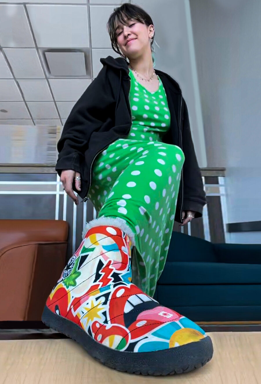 AOP MukLuks: Stay Trippy
