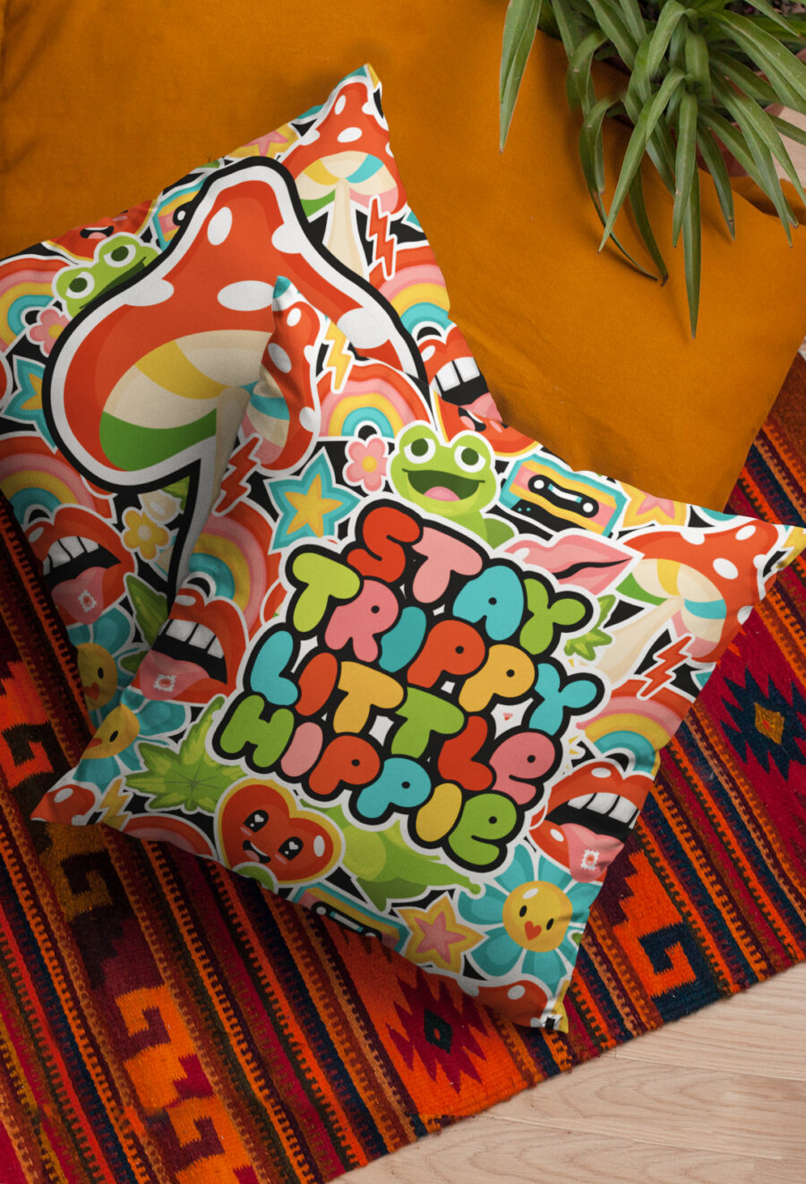 Oversized Pillowcase: Stay Trippy