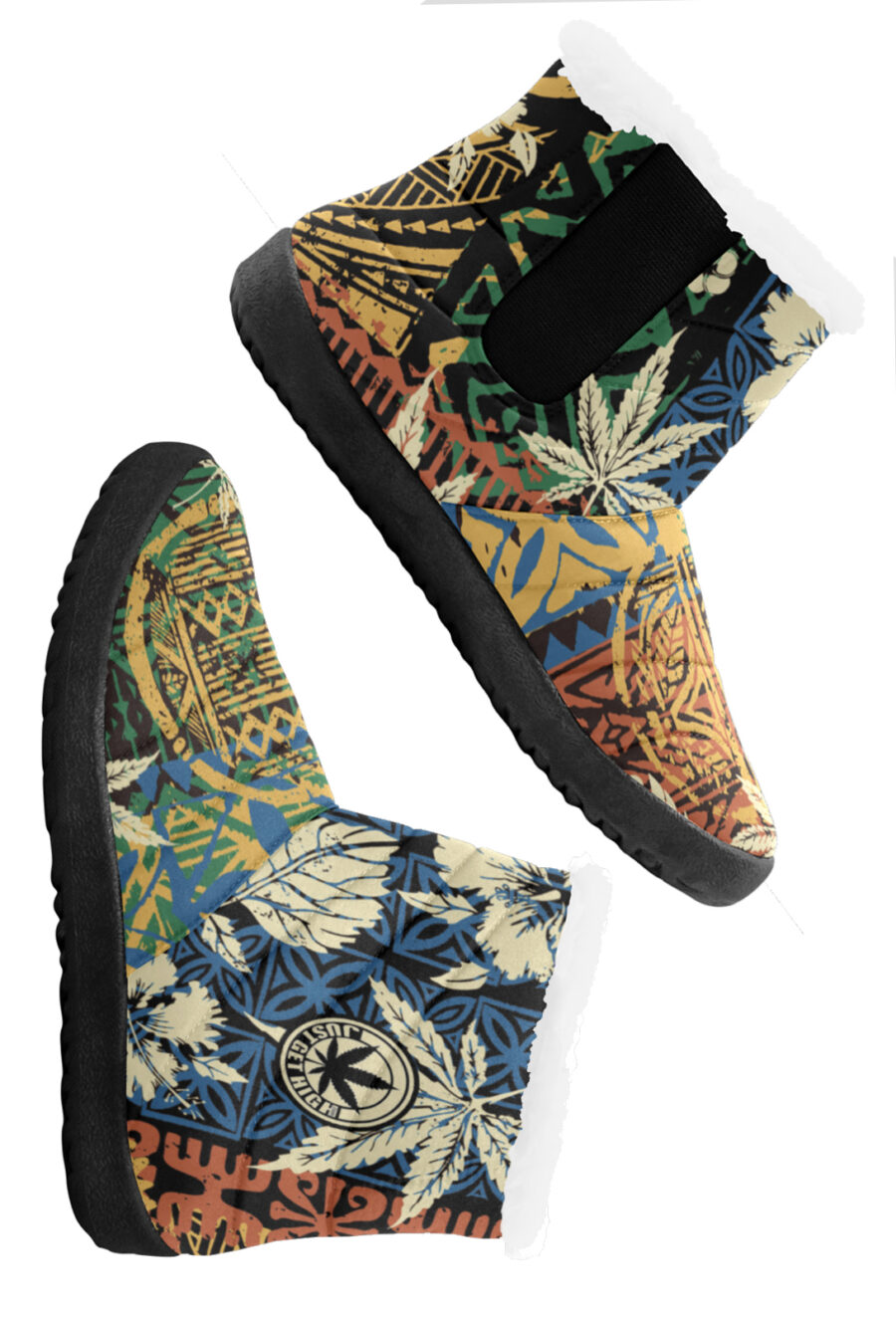 AOP MukLuks: Batik Leaf