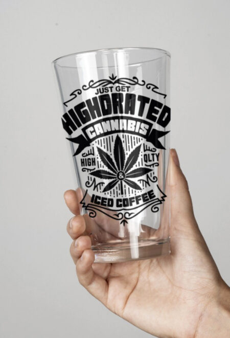 4 Piece Pint Glass Set: HIGHdrated