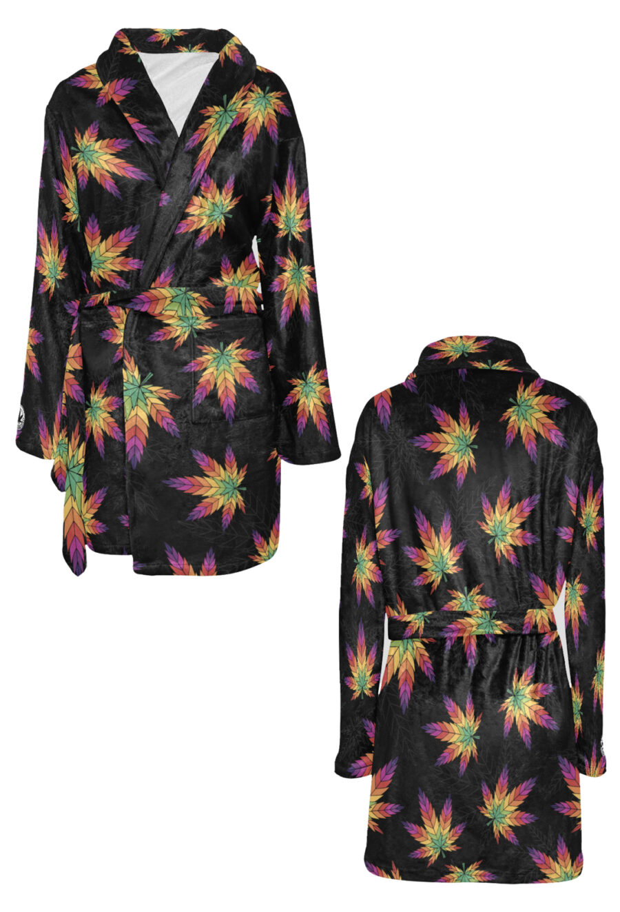 Plush Robe: Rainbow Flower - Image 2