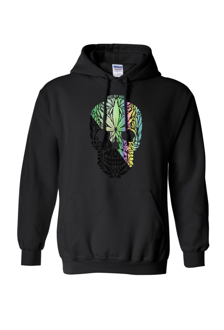 Reflective Hoodie: Skull Leaf - Image 2