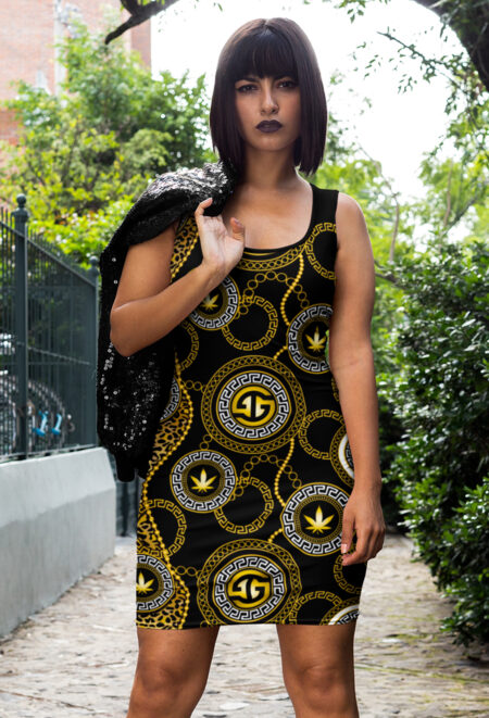 Tank Dress: Ganja Glam Chains