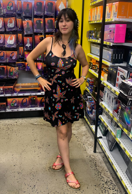 Skater Dress: Paisley Pot