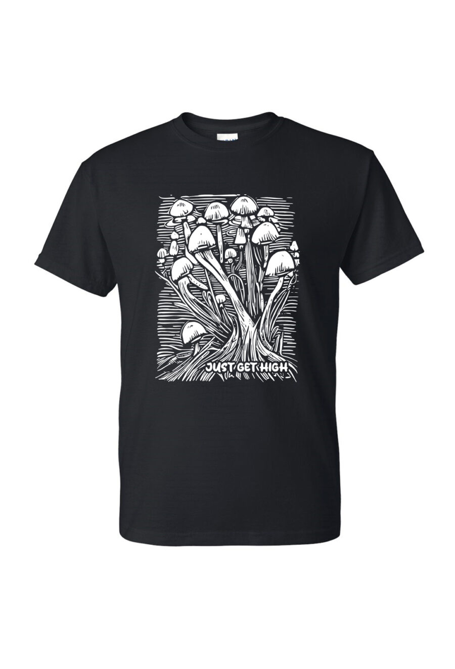 Classic T-Shirt: Shroom Etching - Image 3