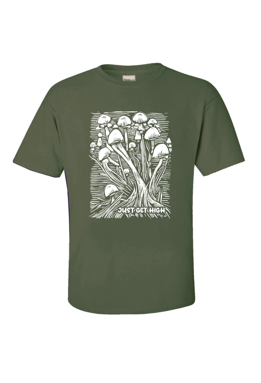 Classic T-Shirt: Shroom Etching - Image 5