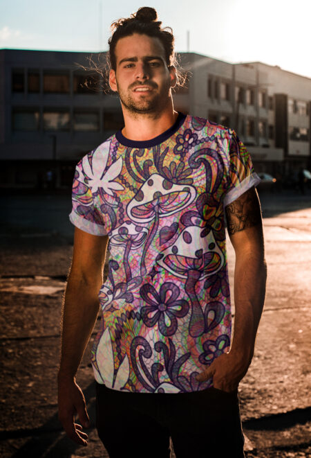AOP Shirt: Shroom Lace