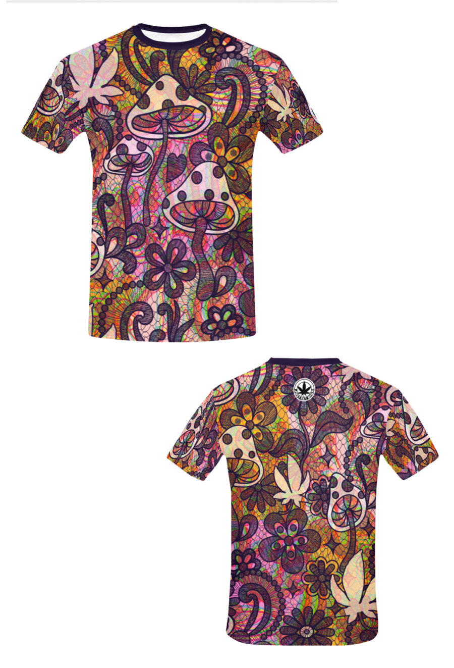 AOP Shirt: Shroom Lace - Image 2