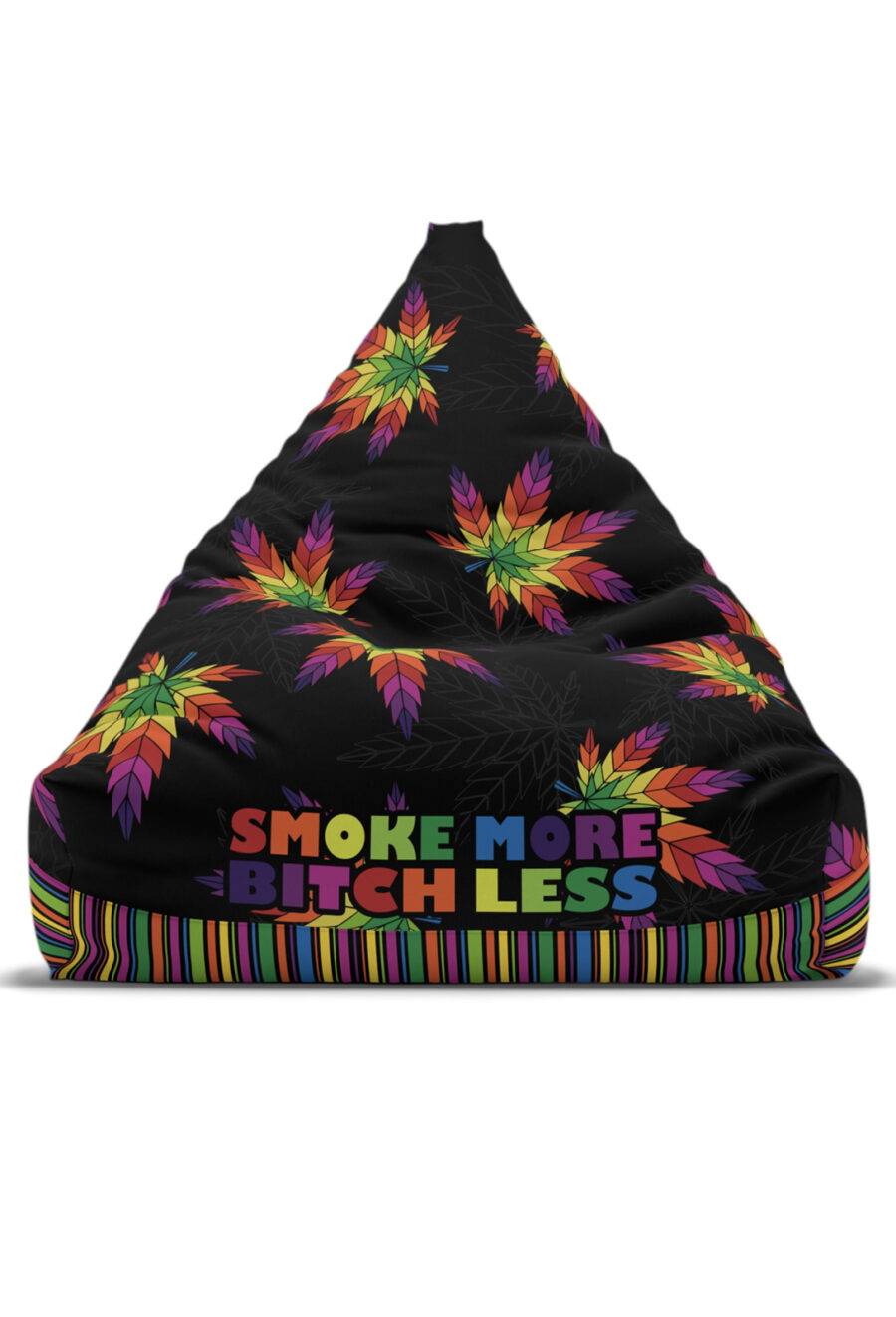 Bean Bag Cover: SMBL Rainbow Leaf - Image 2
