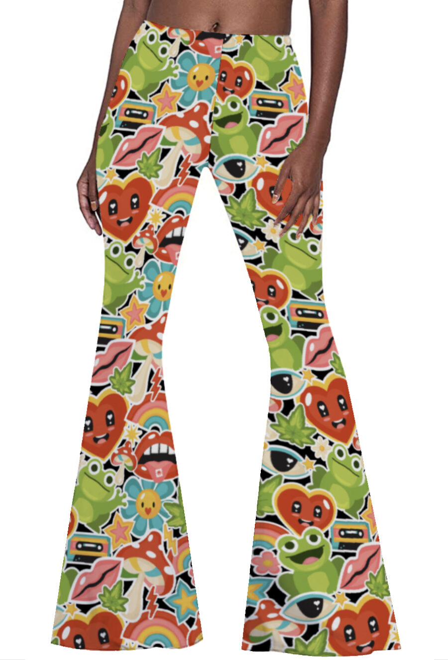 Flared Leggings: Stay Trippy - Image 3