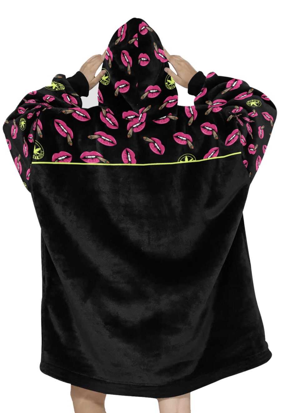 AOP Blanket Hoodie: Fat Blunt - Image 2