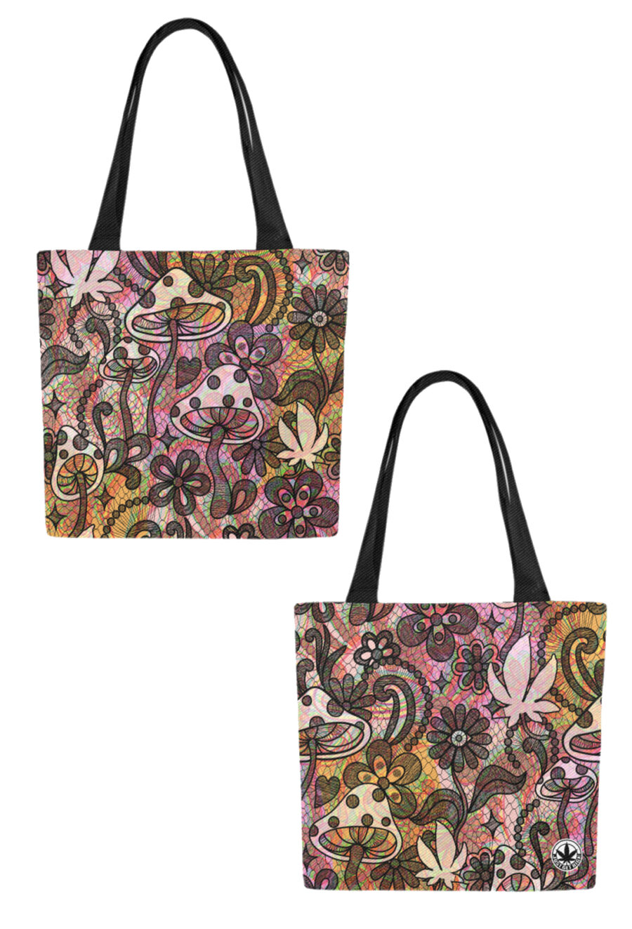 Canvas Tote: Shroom Lace - Image 2