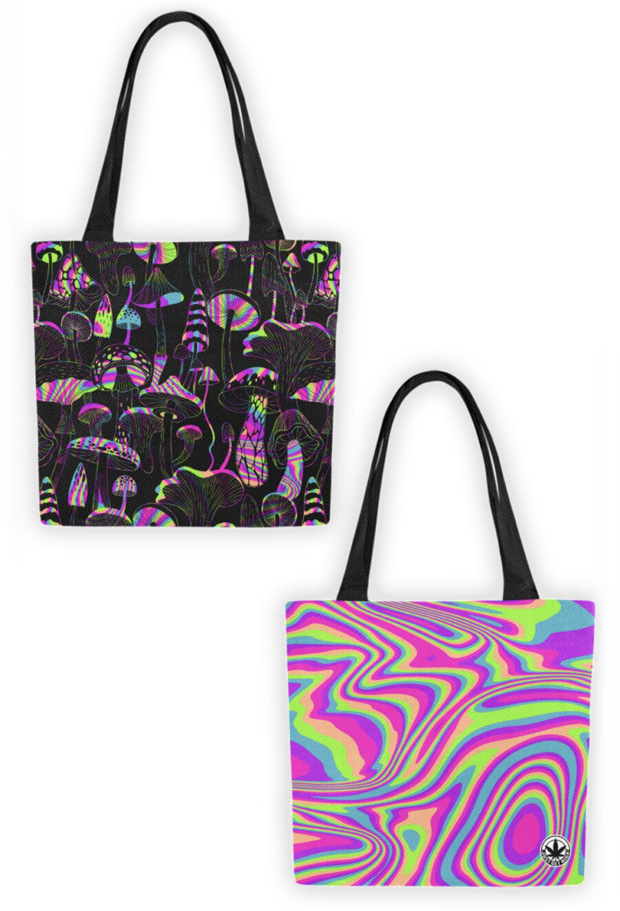 Canvas Tote: Shroom Swirl - Image 2