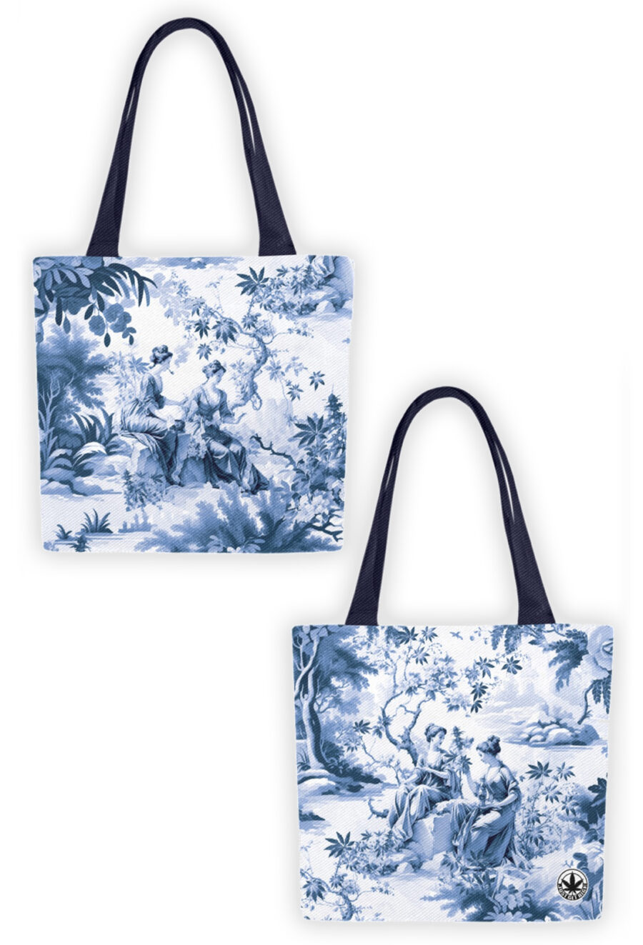 Canvas Tote: Toking Toile - Image 2