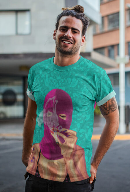 AOP Shirt: Highest Bitch Pink
