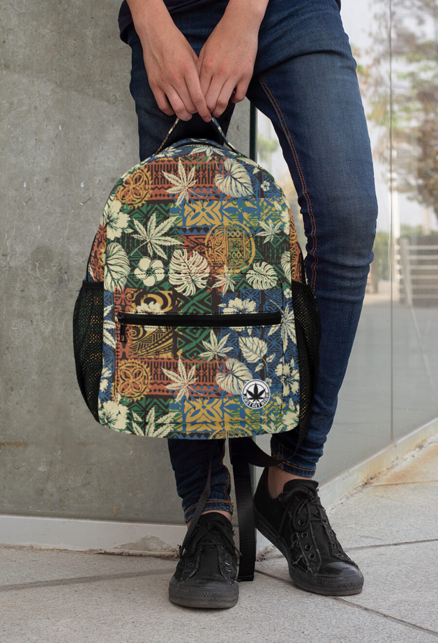 Large Backpack: Batik