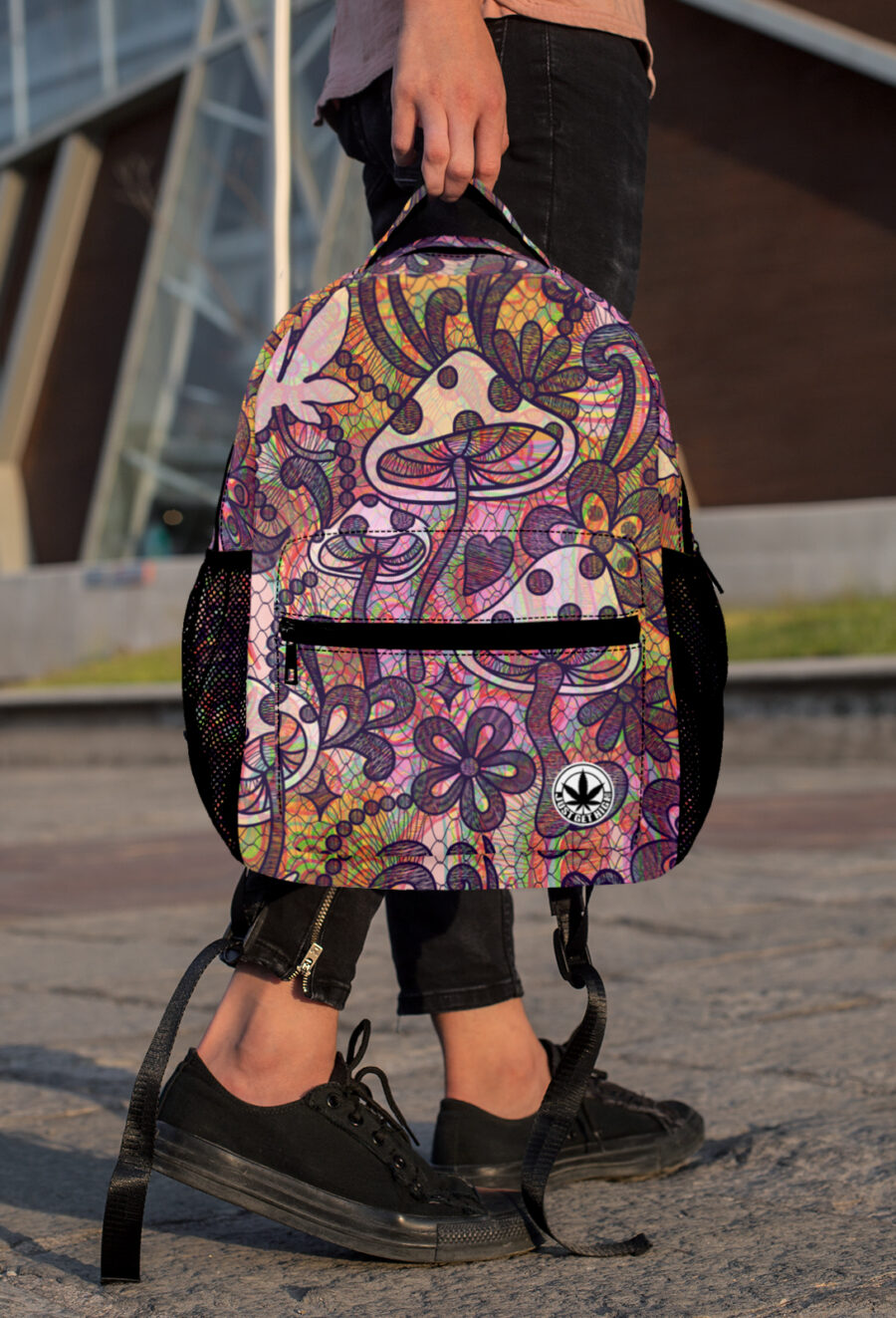 Large Backpack: Shroom Lace