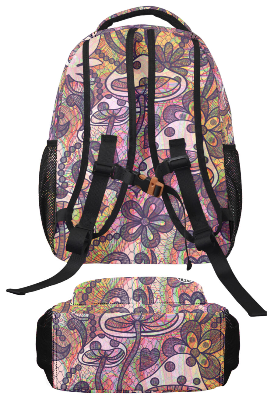Large Backpack: Shroom Lace - Image 3