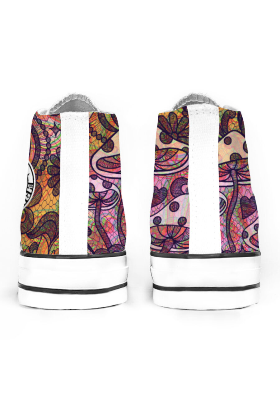 AOP Canvas High-Top: Shroom Lace - Image 3