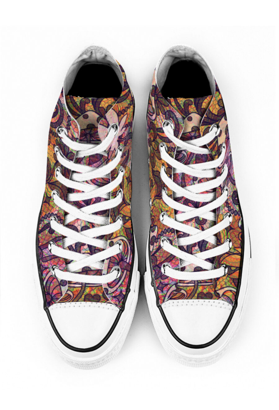AOP Canvas High-Top: Shroom Lace - Image 2