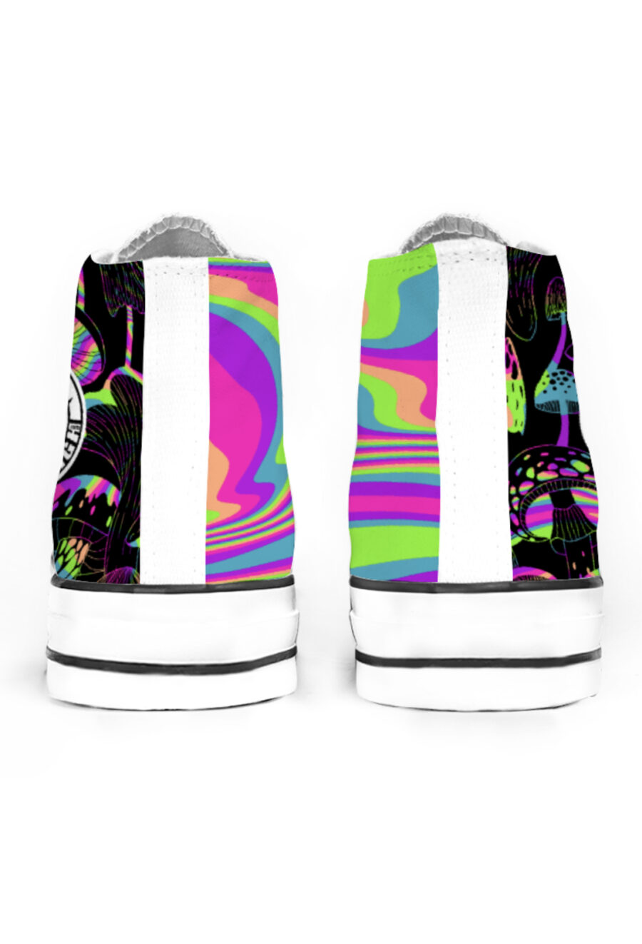 AOP Canvas High-Top: Shroom Swirl - Image 3