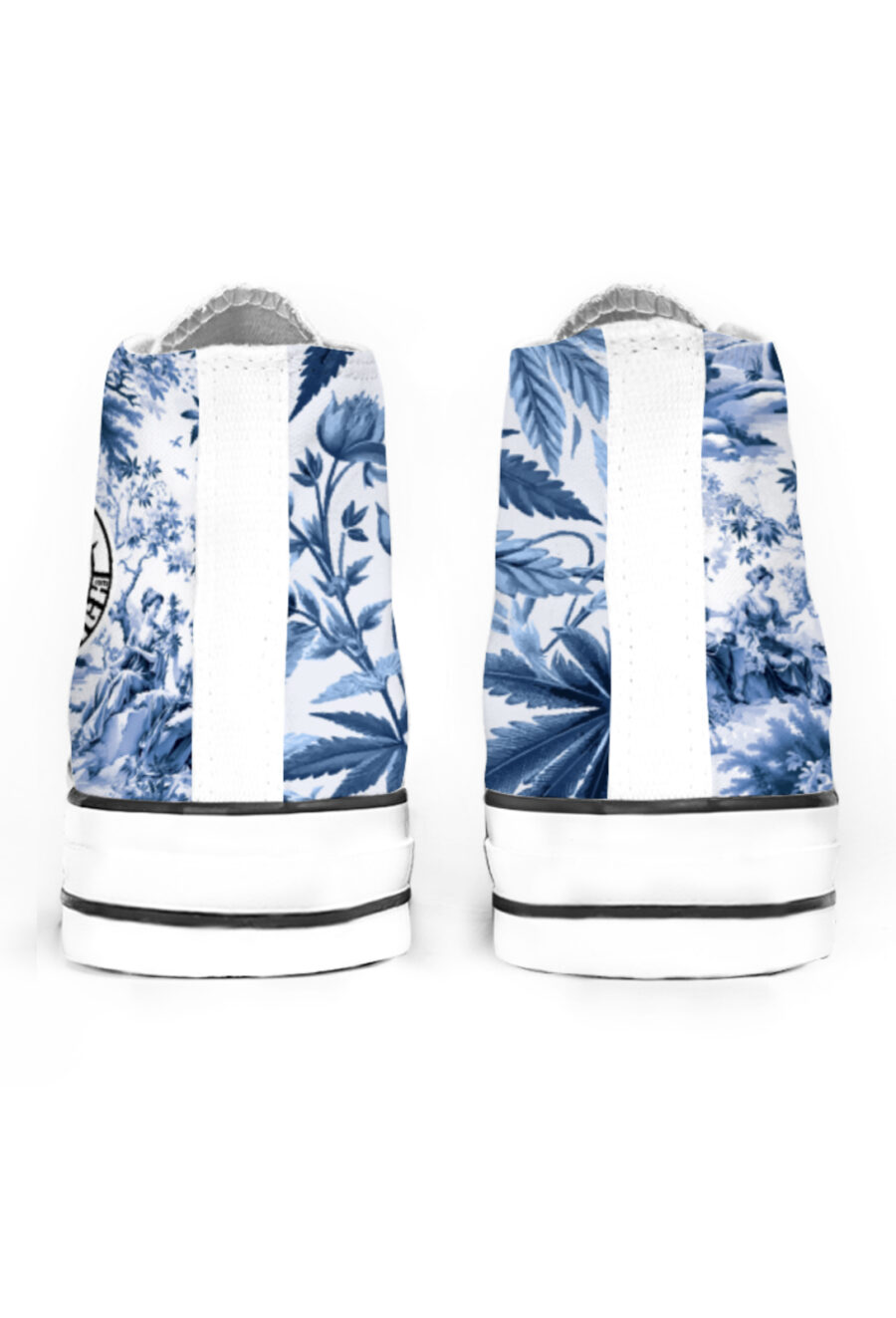 AOP Canvas High-Top: Toking Toile - Image 3