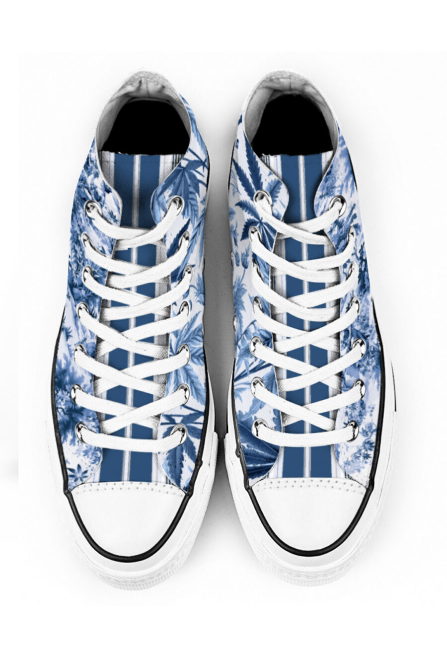AOP Canvas High-Top: Toking Toile - Image 2